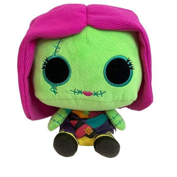 Funko The Nightmare Before Christmas Sally Blacklight Pop! Plush - Picture 1 of 5